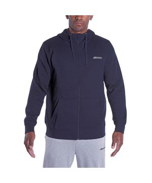 Moletom Masculino Mizuno Zipper Azul