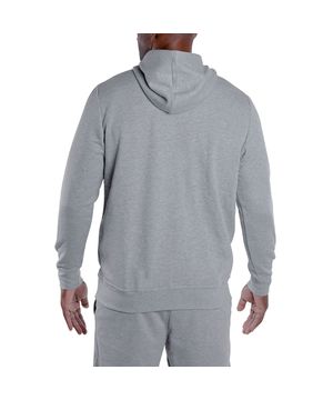 Moletom Masculino Mizuno Zipper Cinza