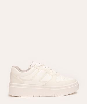 tênis flatform oneself branco