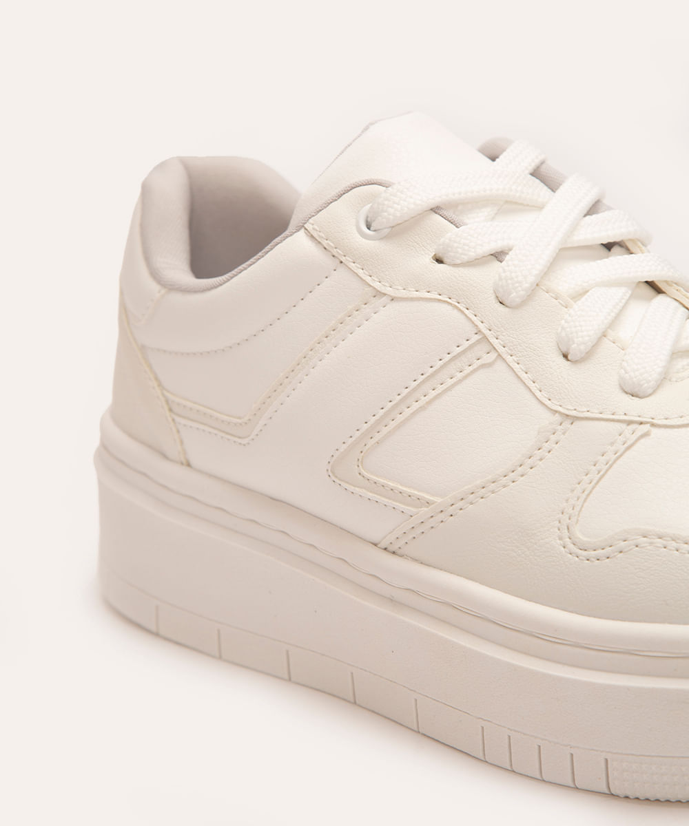 tênis flatform oneself branco