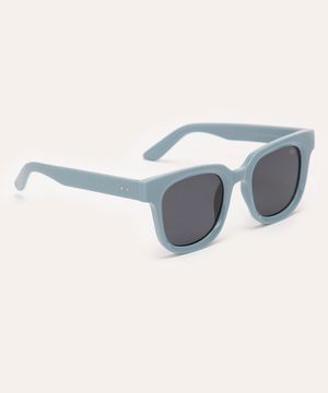 óculos de sol oval azul claro