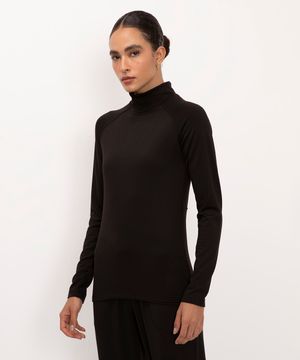 blusa térmica esportiva ace preta
