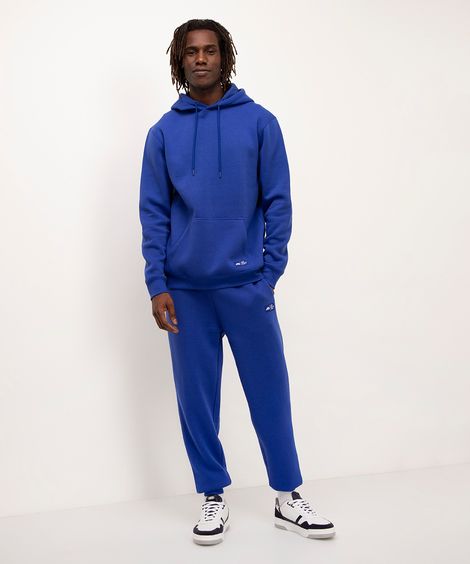 calça de moletom jogger cintura média esportiva roxa
