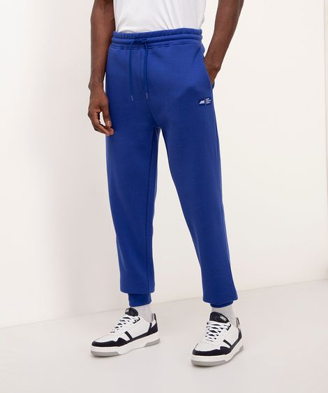calça de moletom jogger cintura média esportiva roxa