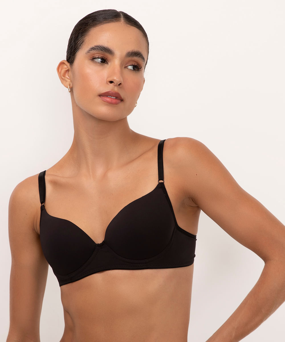 kit de 2 sutiãs base com bojo colorido