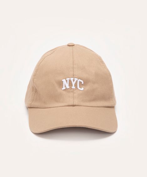 boné de sarja nyc aba curva kaki