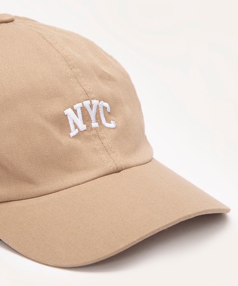 boné de sarja nyc aba curva kaki