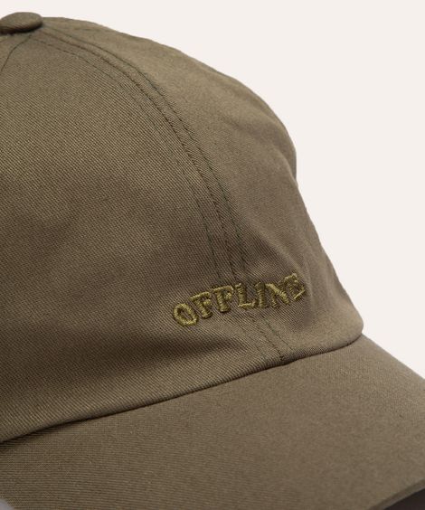 boné de sarja aba curva offline verde militar