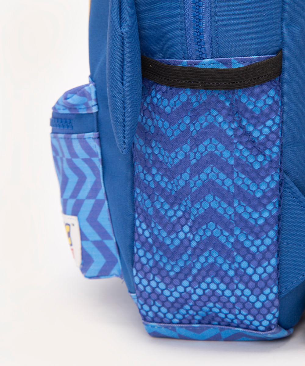 mochila infantil sonic azul