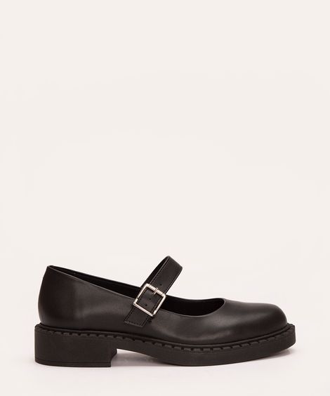 sapatilha mary jane fivela mindset preto