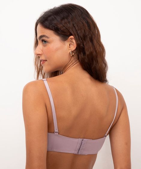 sutiã alças removíveis com bojo roxo