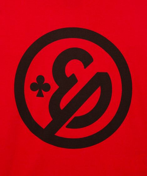 camiseta infantil de algodão enaldinho manga longa vermelho
