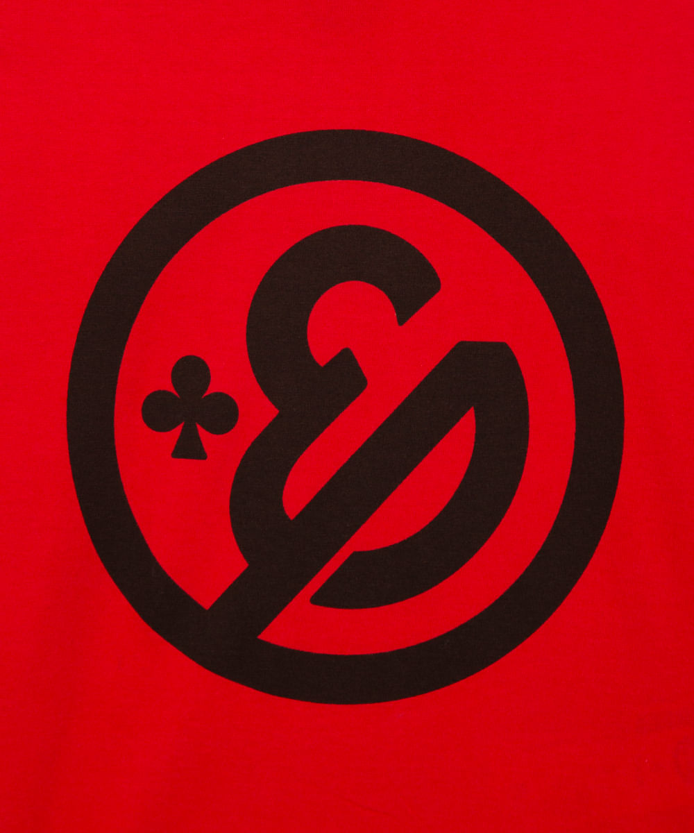 camiseta infantil de algodão enaldinho manga longa vermelho