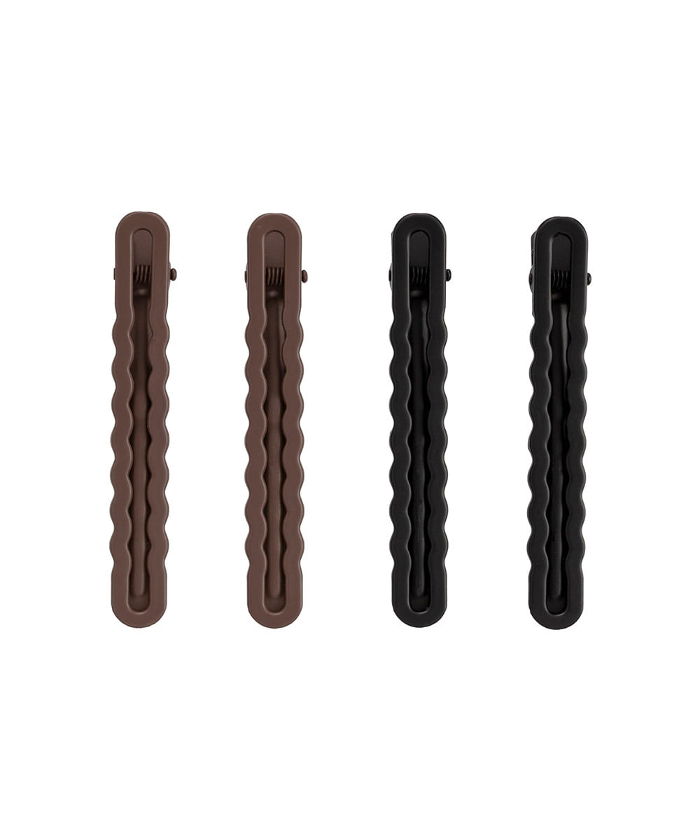 kit presilhas wave nude 4 peças proart