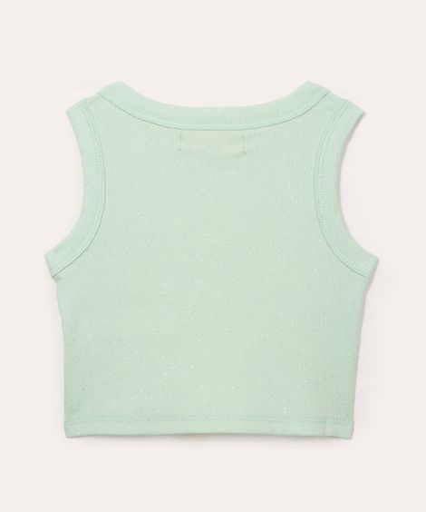 regata infantil com glitter verde