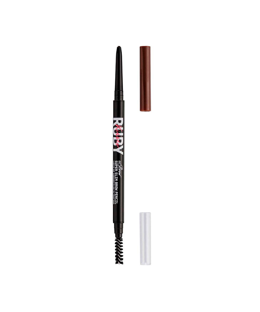 lápis de sobrancelha ultrafino ruby kisses go brown medium brown