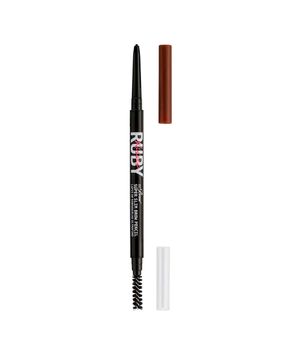 lápis de sobrancelha ultrafino ruby kisses go brow chocolate brown