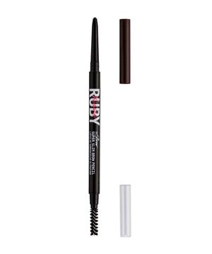 lápis de sobrancelha ultrafino ruby kisses go brow  dark brown