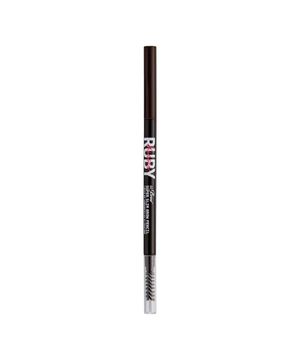 lápis de sobrancelha ultrafino ruby kisses go brow  dark brown