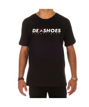 Camiseta Masculina Algodão Manga Curta Estampa Sports Wear Preto