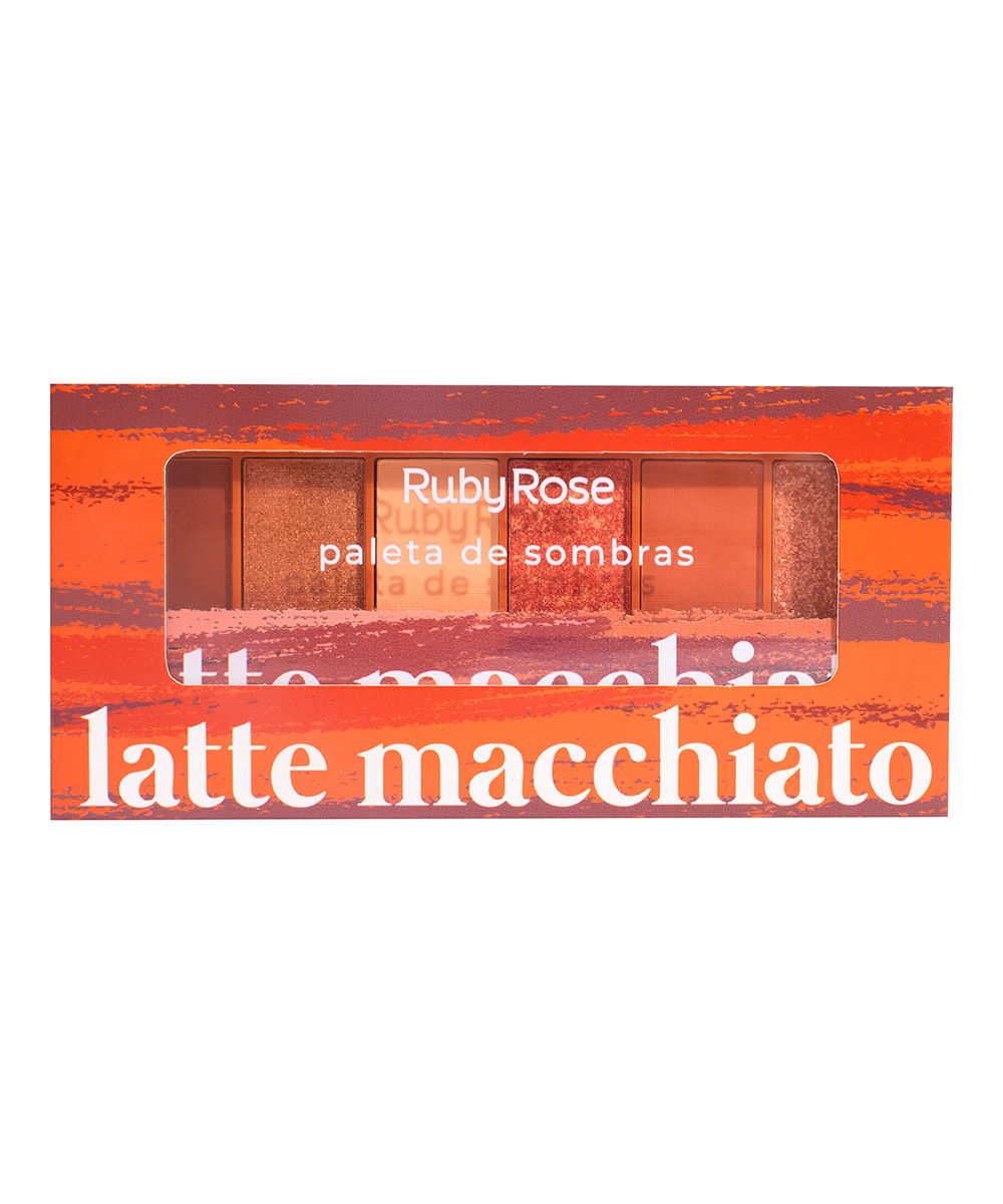 paleta de sombras latte macchiato ruby rose