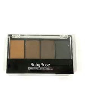 paleta de sombras para sobrancelha ruby rose