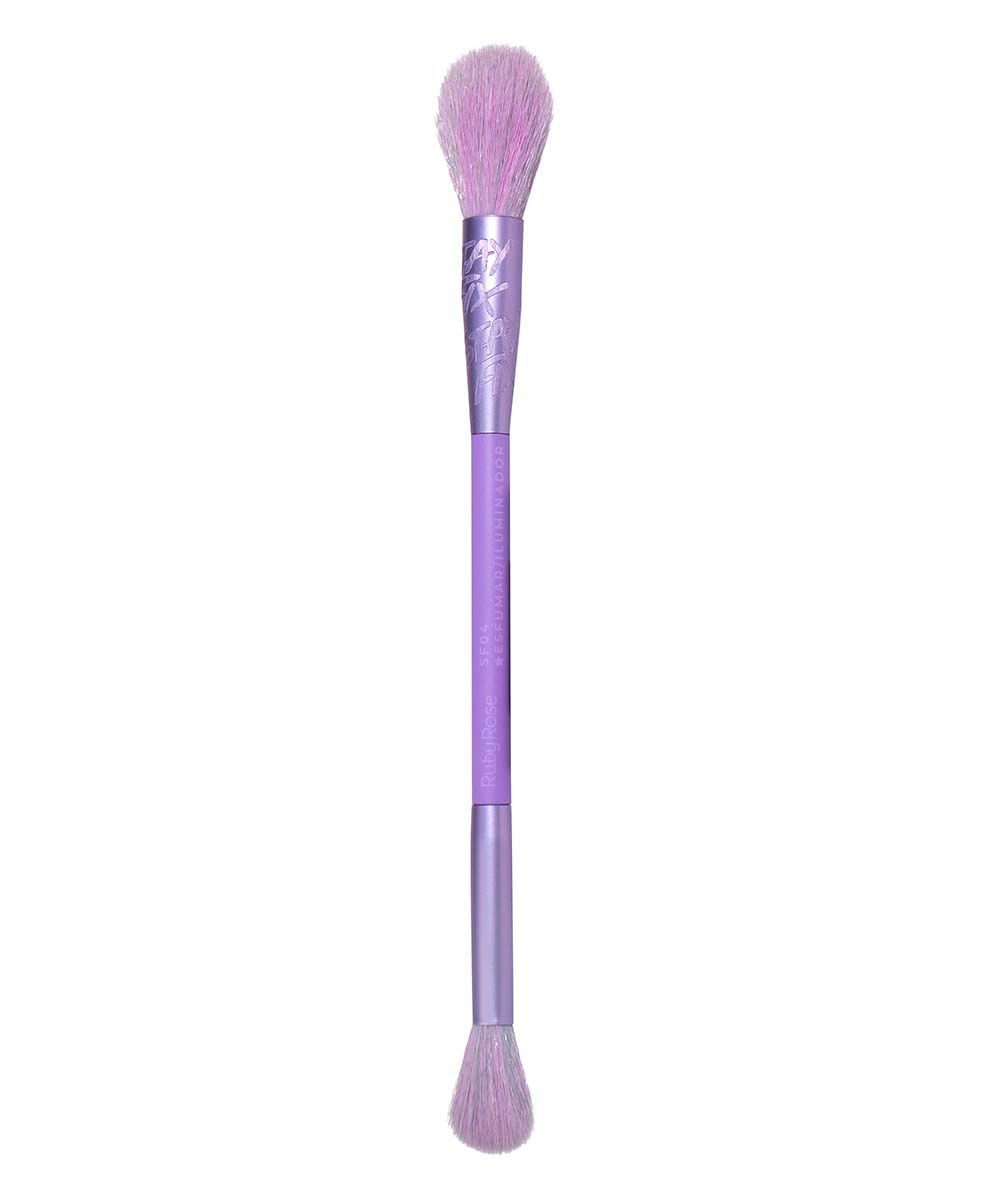 pincel de iluminador stay fix ruby rose roxo