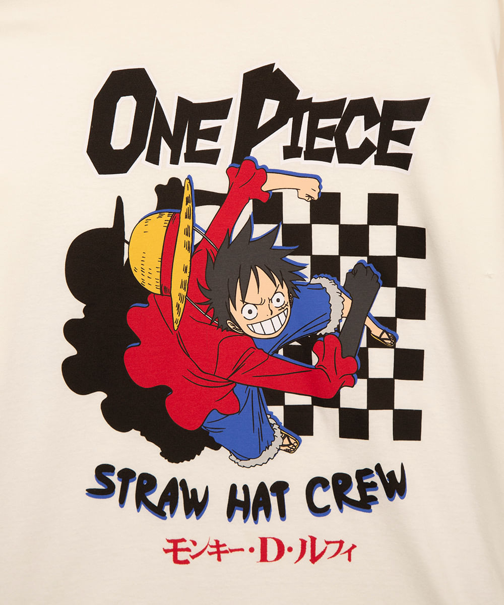 pijama de algodão infantil one piece off white