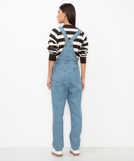 Macacão Baggy Jeans Azul