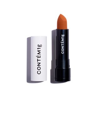 batom matte velvet glam orange contém 1g laranja