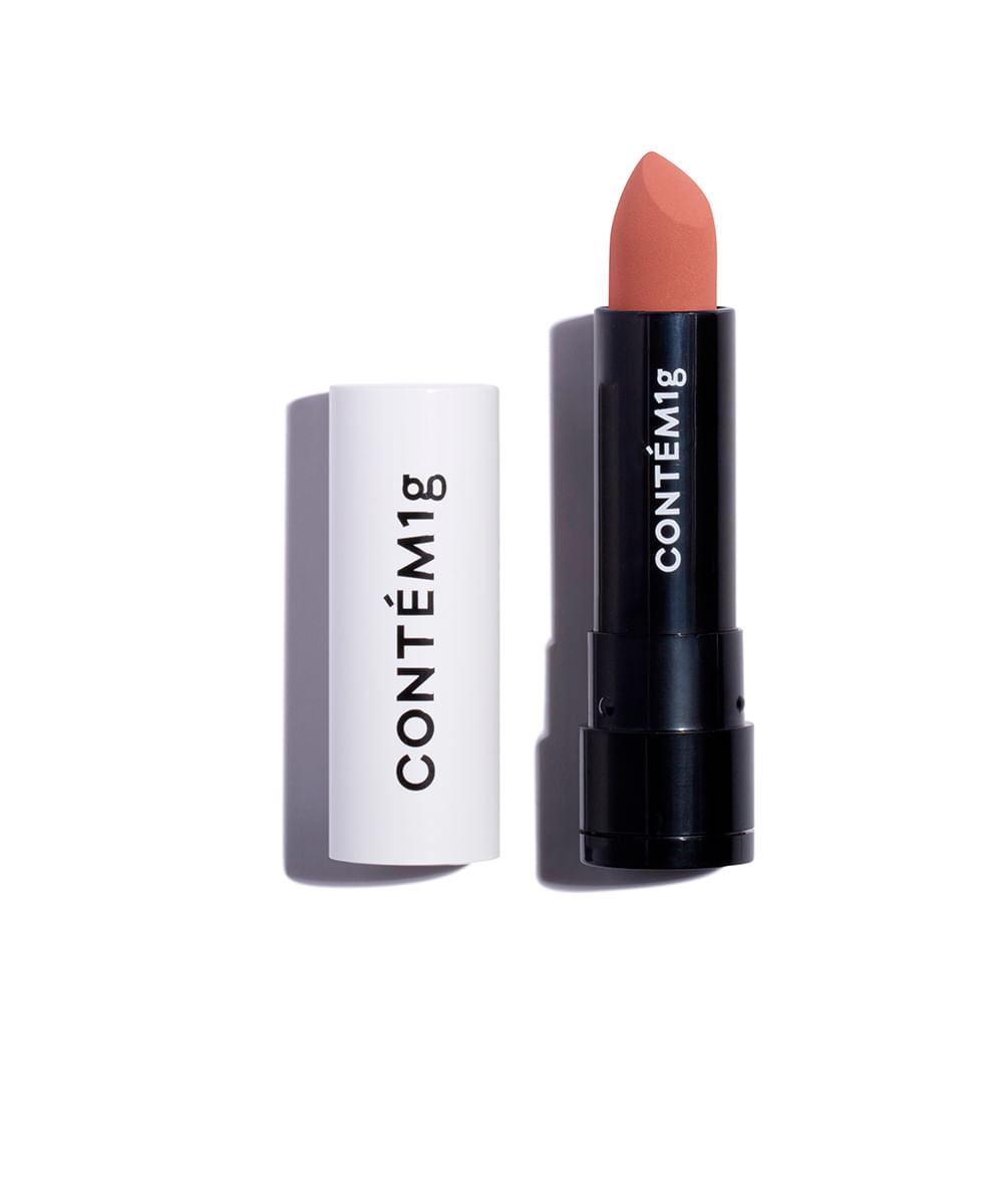 batom matte velvet savana contém 1g rosa