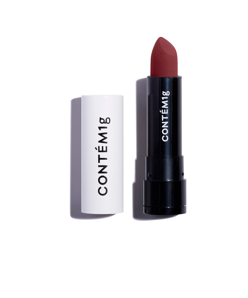 batom matte velvet honey contém 1g vermelho