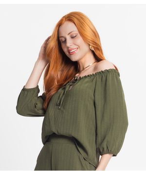 Blusa Feminina Ciganinha Rovitex Verde