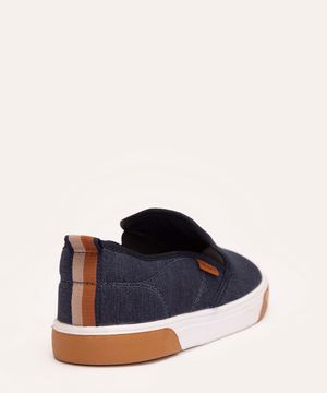 Tênis Jeans Slip On Masculino Ollie Azul Escuro