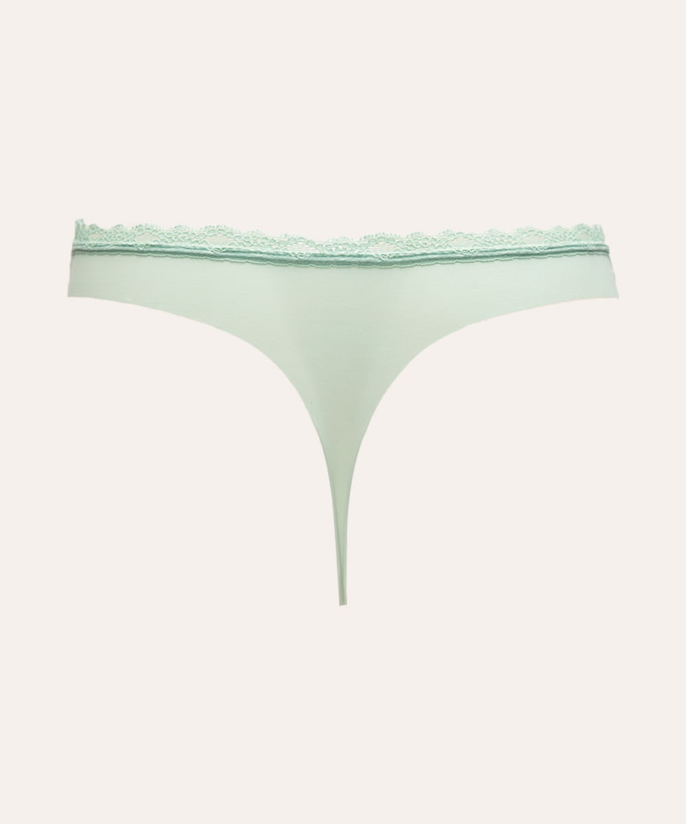 calcinha de microfibra fio dental verde