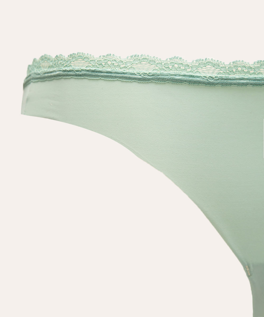calcinha de microfibra fio dental verde
