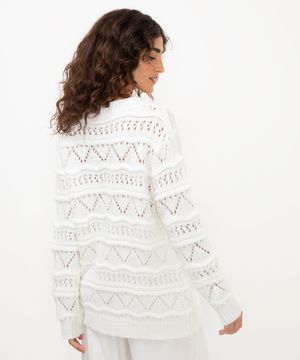 cardigan de triot open off white