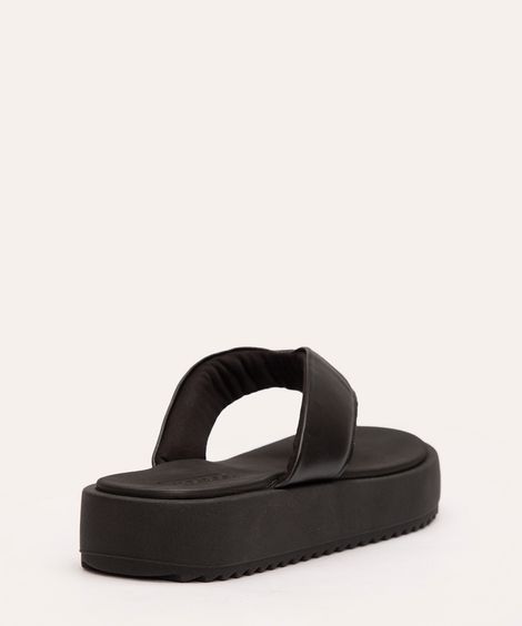 rasteirinha flatform de dedo moleca preta
