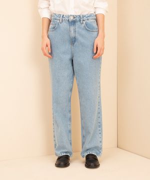 calça jeans copenhagen petit mais curta mindset azul