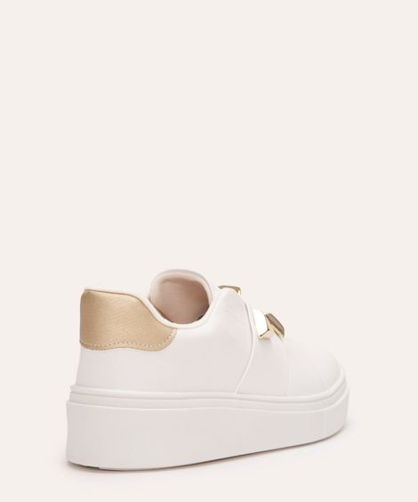 tênis casual com tachas vizzano branco