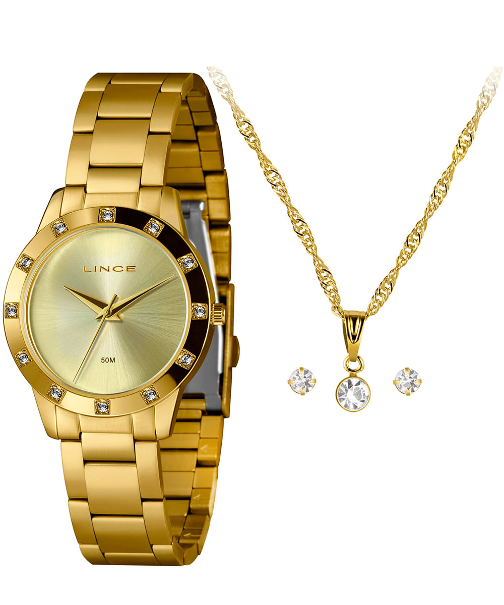 relógio lince analógico lrg4735l34-ka2fcxkx dourado
