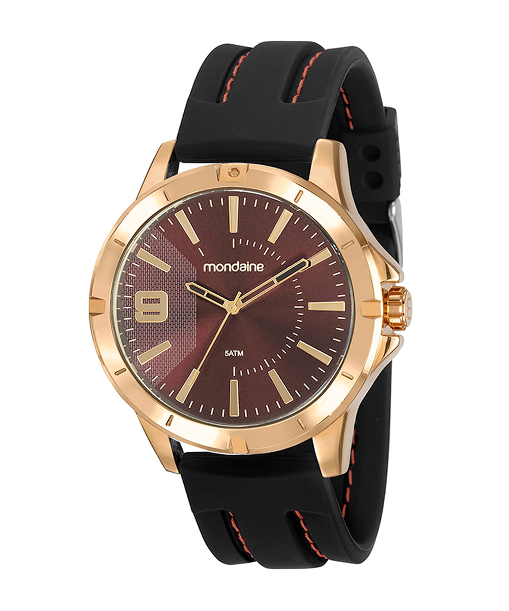 relógio mondaine analógico 99376gpmvdi2kc dourado