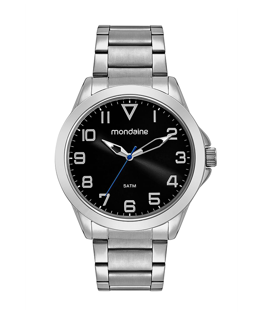 relógio mondaine analógico 32605g0mvne2kr prateado