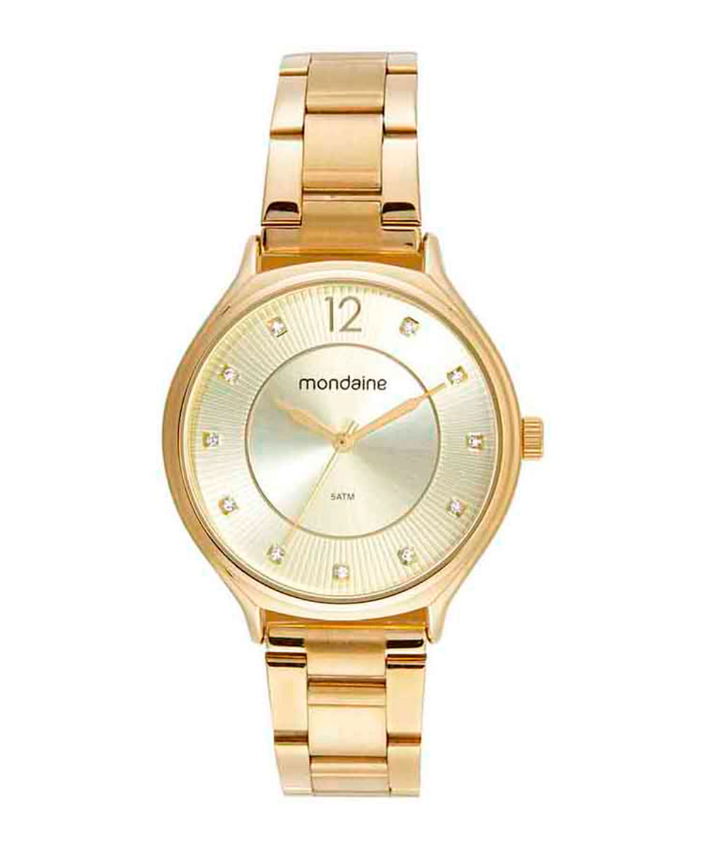 relógio mondaine analógico 32516lpmvde1kc dourado