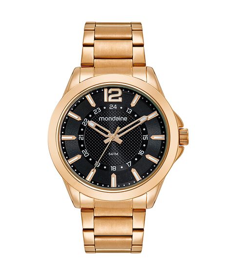 relógio mondaine analógico 32602gpmvde1kc dourado