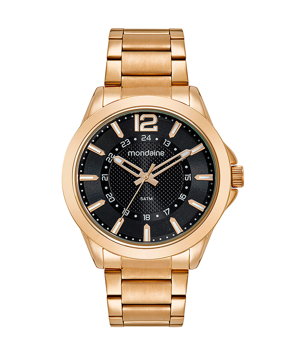 relógio mondaine analógico 32602gpmvde1kc dourado