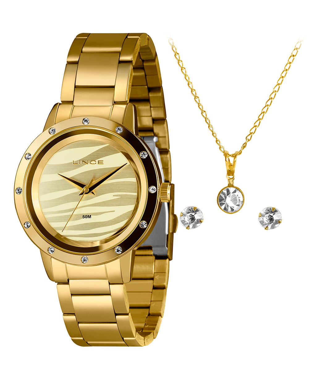 relógio lince analógico lrg4731l42-ka1xcxkx dourado