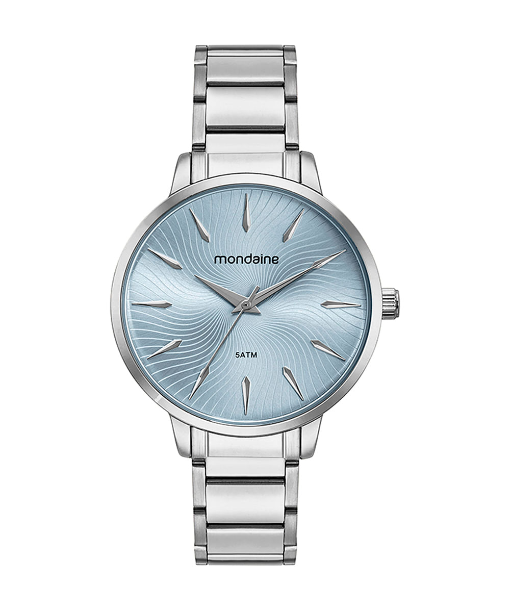 relógio mondaine analógico 32561l0mkne2kr prateado