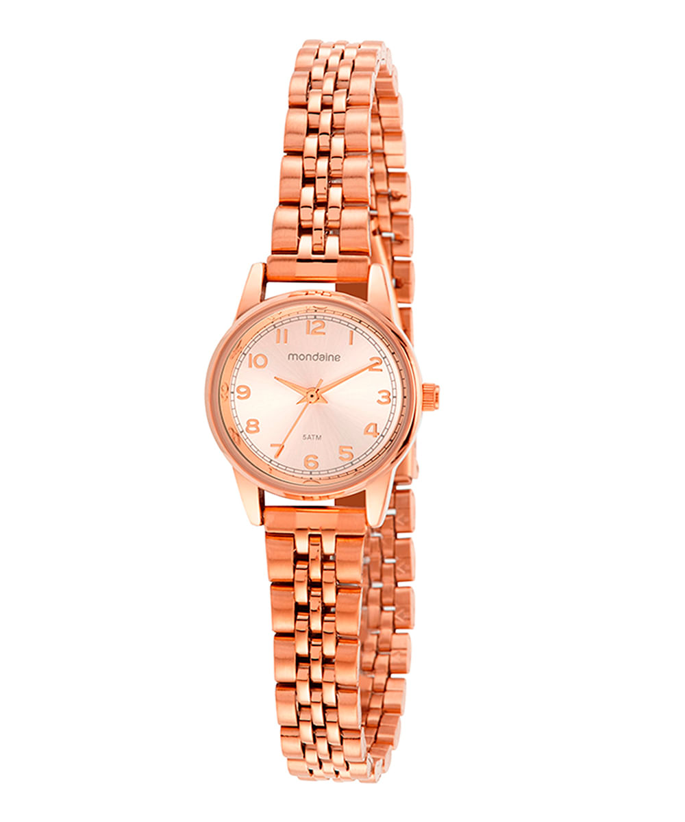relógio mondaine analógico 32357lpmvde1kc dourado