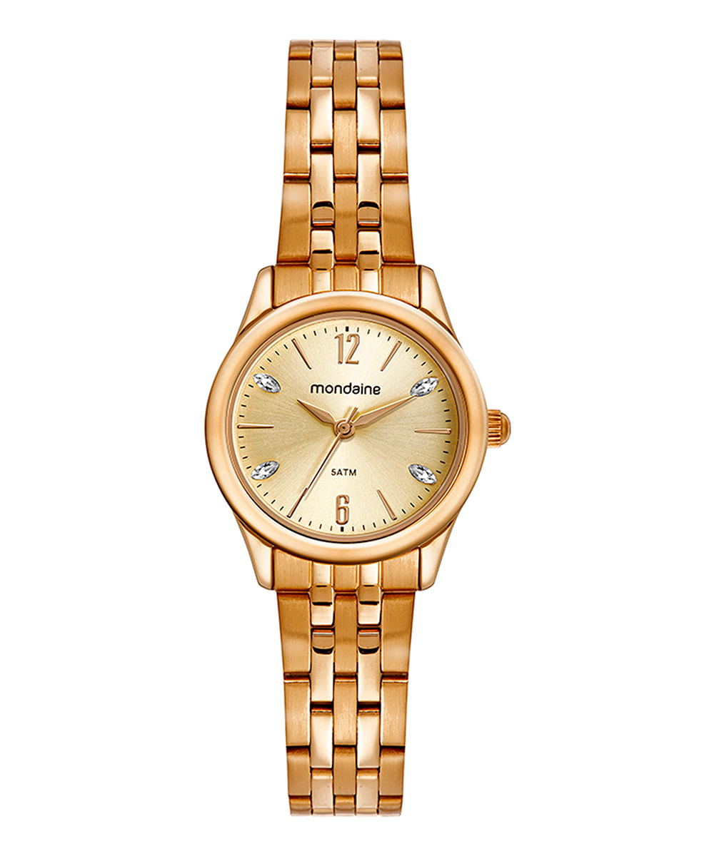 relógio mondaine analógico 32587lpmvde1kl dourado